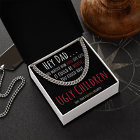 Load image into Gallery viewer, Hey Dad It Could Be Worse | Funny Father&#39;s Day Gift | Cuban Link Chain Message Card
