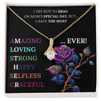 Load image into Gallery viewer, I Try Not To Brag | Jewelry Message Card For Mom
