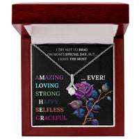 Load image into Gallery viewer, I Try Not To Brag | Jewelry Message Card For Mom
